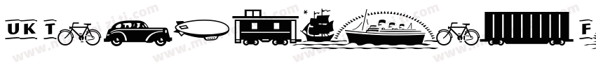 UK Transport Font字体转换